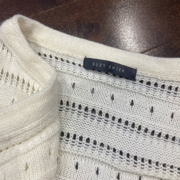 Knit cardigan sweater cream - Picture 3 of 5